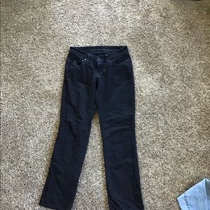 Levi’s bold curve black straight cut jeans